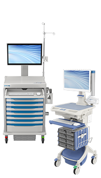  proCARE™ and AccessRx™ Medication Delivery Carts on Wheels